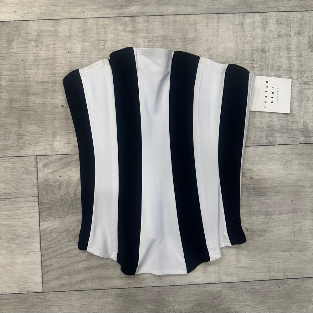 NWT Poster Girl Halftime Corset Top Small - Picture 2 of 3